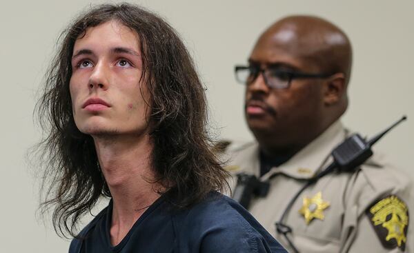 Jeffrey Hazelwood in court on Aug. 5, four days after the murders. John Spink / jspink@ajc.com