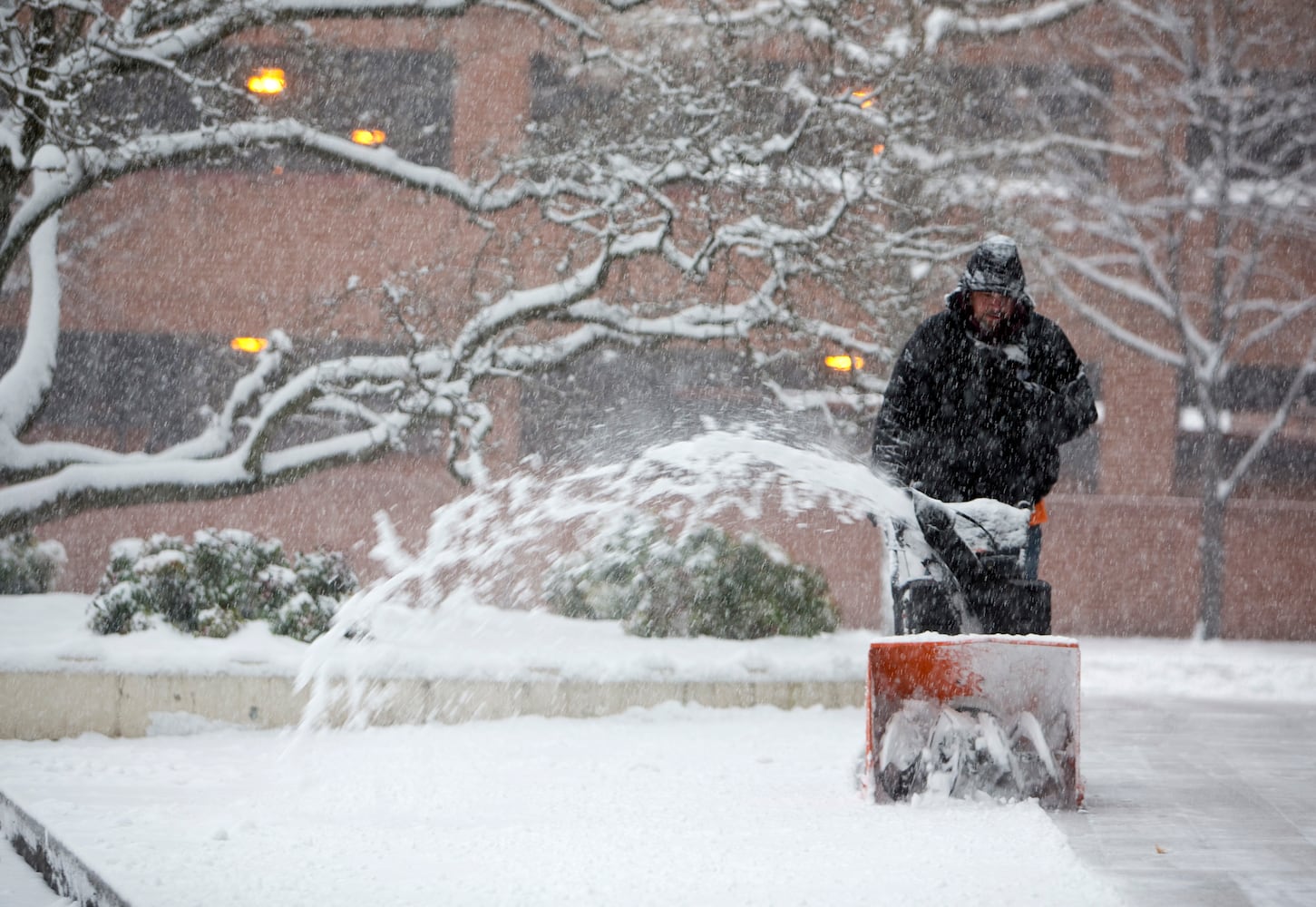 Photos: Winter storm blankets South in snow, ice