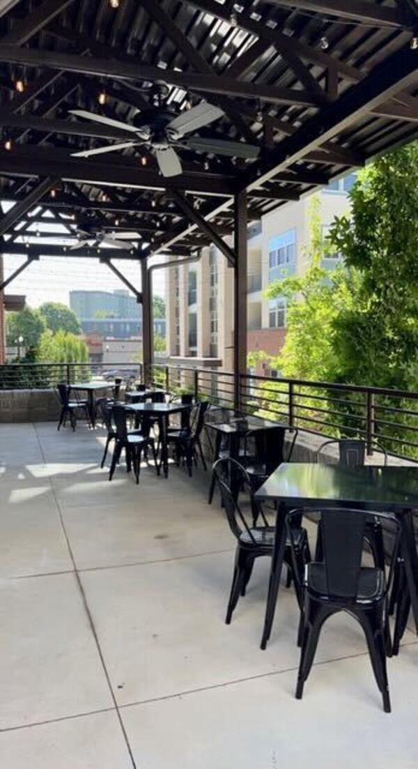 The patio at La Chiquiada in Decatur.