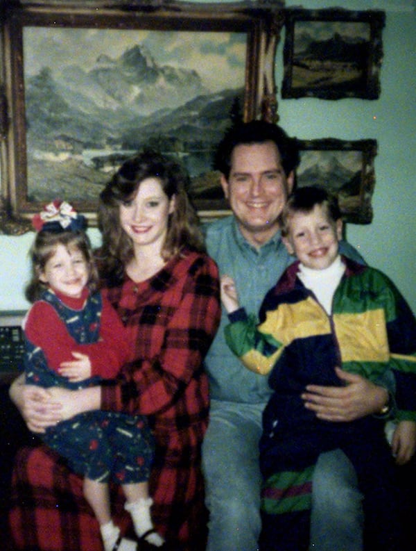 Mark Barton, shown in this undated family photo with his wife Leigh Ann, daughter Mychelle, 8, and son Matthew, 11. Police say Barton killed his wife and then his children before going on a shooting spree in two Atlanta offices Thursday, July 29, 1999.