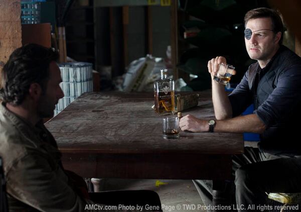 Rick and the Governor in the Feed Store scene season 3. CREDIT: Rodney Ho/ rho@ajc.com