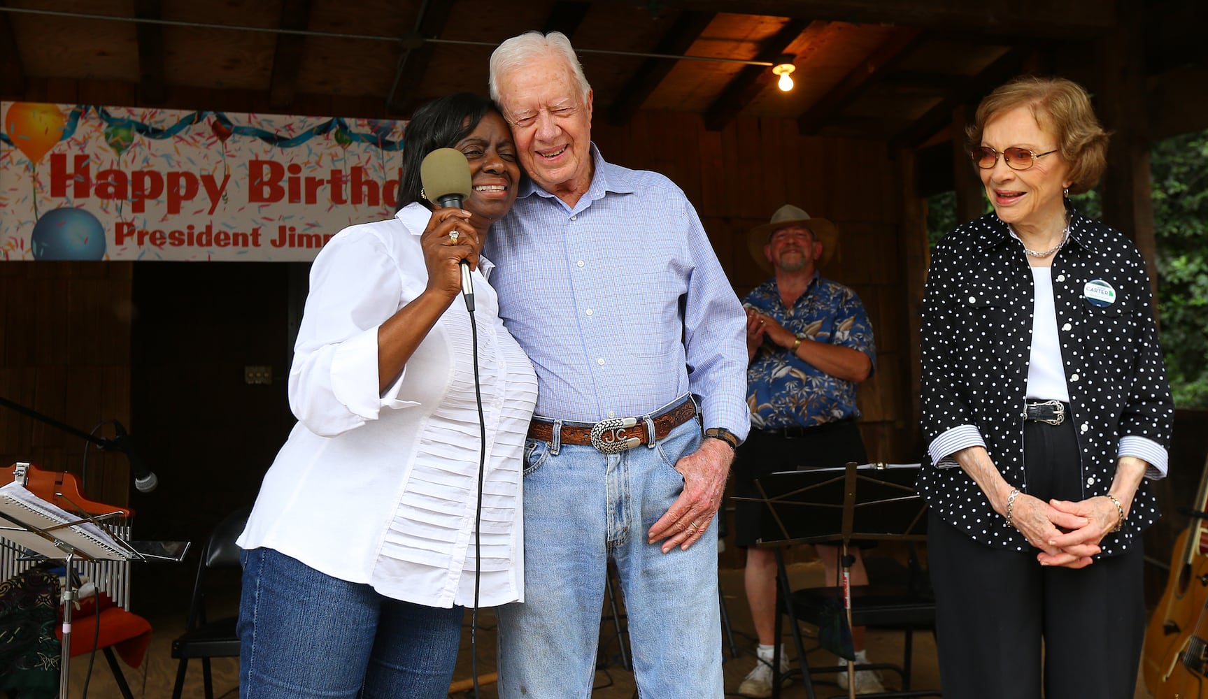 Plains throws birthday party for Jimmy Carter