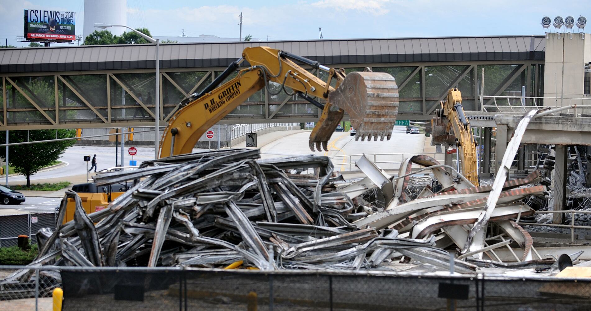 Parking deck razed to become protest area near Capitol