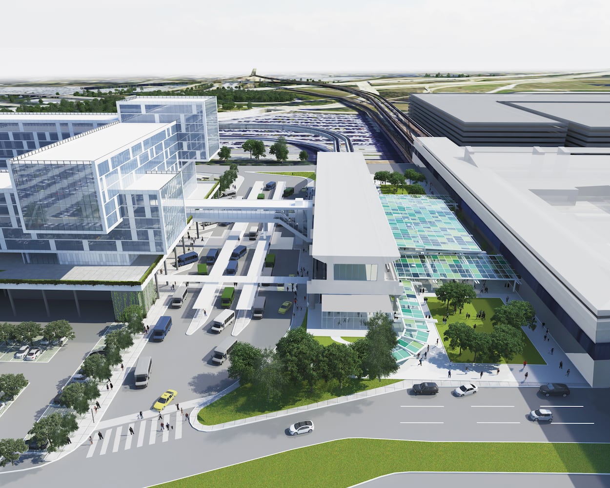 Atlanta airport hotel renderings