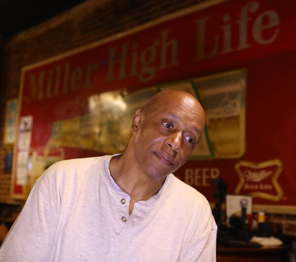 Thaddeus Willis, 66, of Grayson, an Air Force veteran with PTSD, supports the legalization of marijuana for medical and recreational purposes. He’s a regular attendee at the monthly meetings for Peachtree NORML at Manuel’s Tavern in Atlanta. Curtis Compton/ccompton@ajc.com