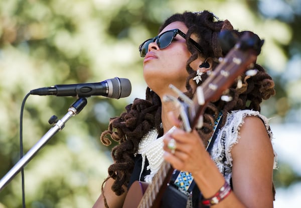 Valerie June performs Tuesday at the Paramount Theatre to give a sneak preview of her upcoming album. Ashley Landis for American-Statesman