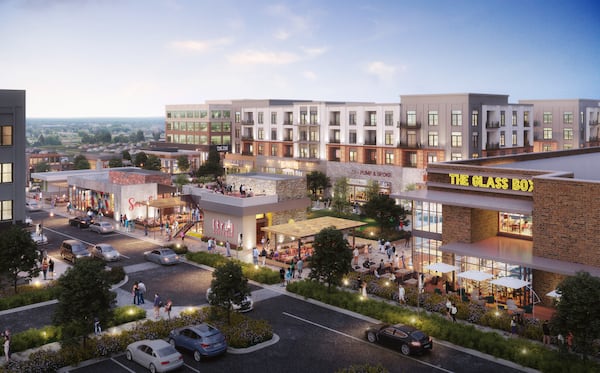 This is a rendering of the Medley mixed-use development project by Toro Development Company in Johns Creek.