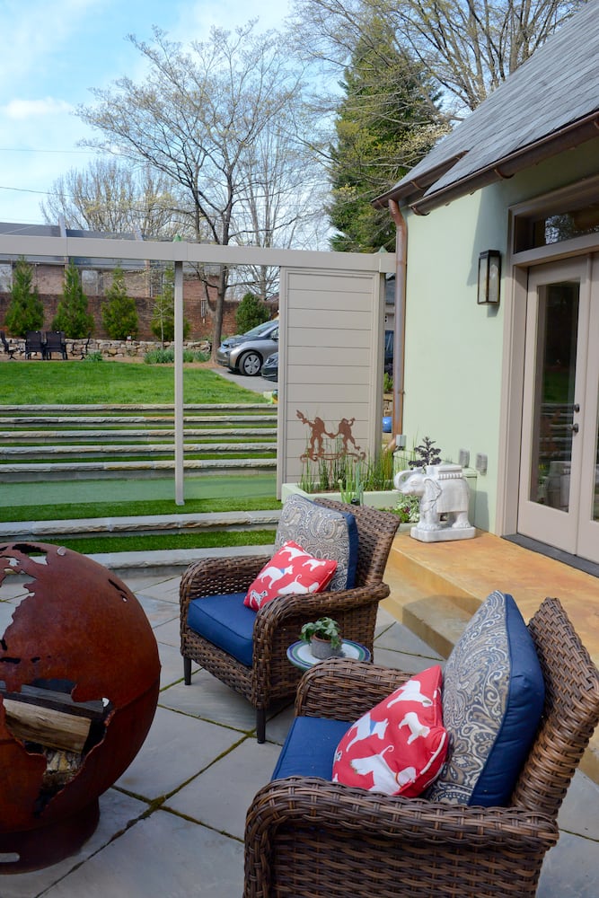 Eclectic cottage with courtyard on Druid Hills Home Tour