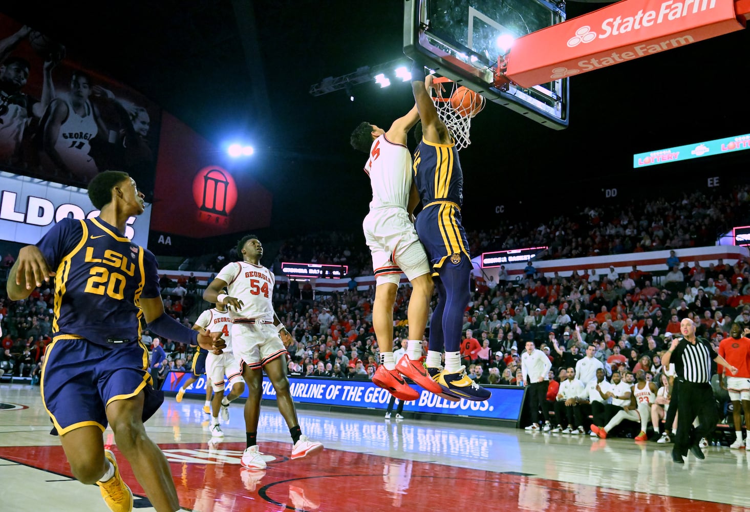 Georgia vs LSU basketball