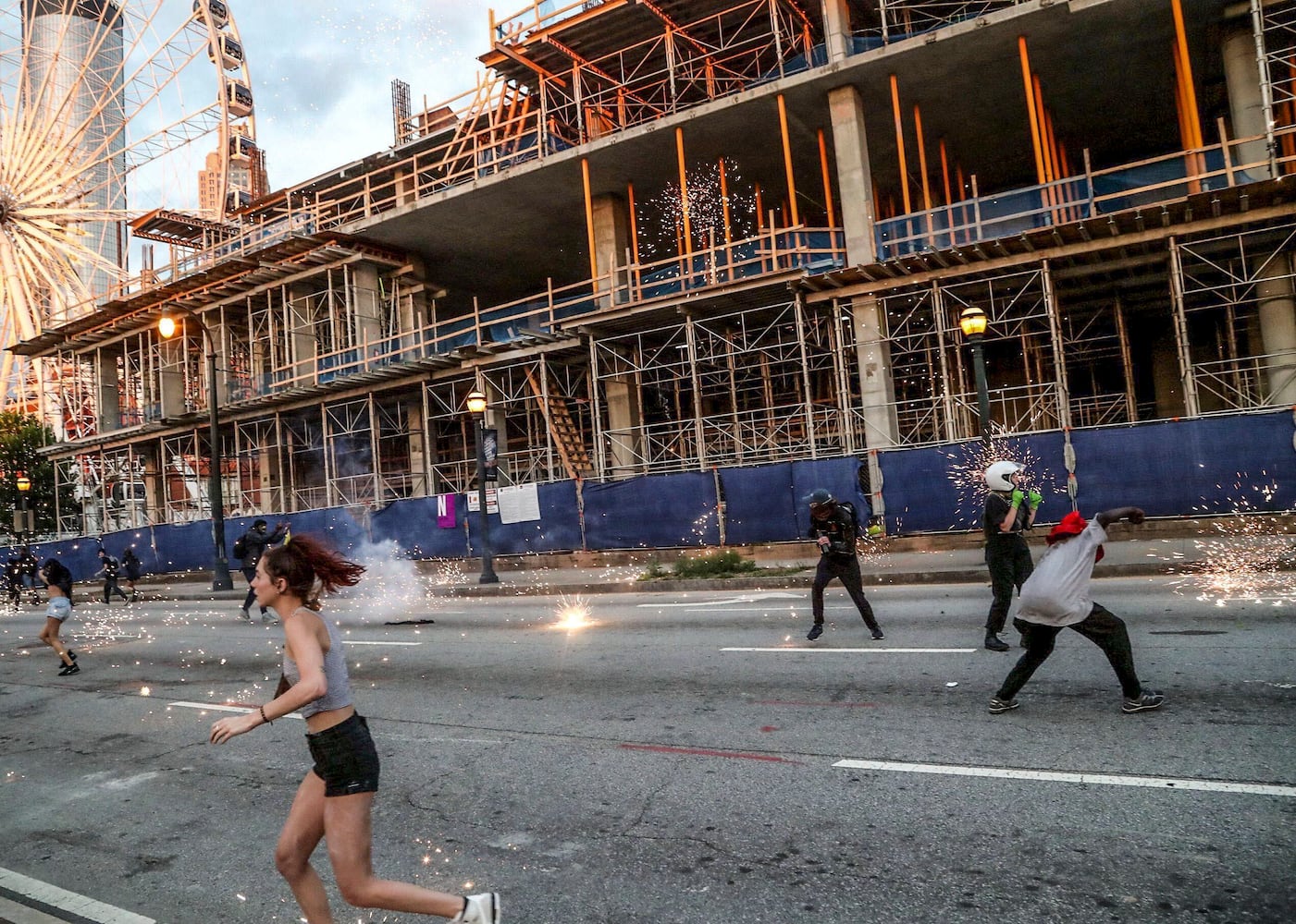 PHOTOS: Third day of protests in downtown Atlanta