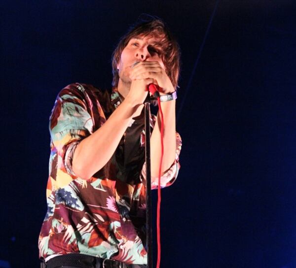  Phoenix frontman Thomas Mars. Photo: Melissa Ruggieri/AJC