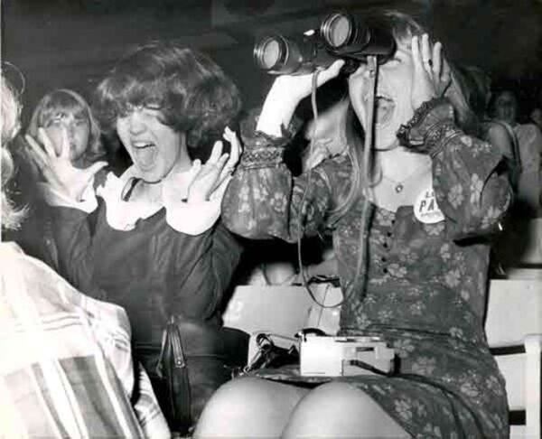 The Atlanta Stadium appearance was on Aug. 18, 1965, and these screaming fans just couldn't help themselves. They paid $5.50 for a chance to scream at the moptops.