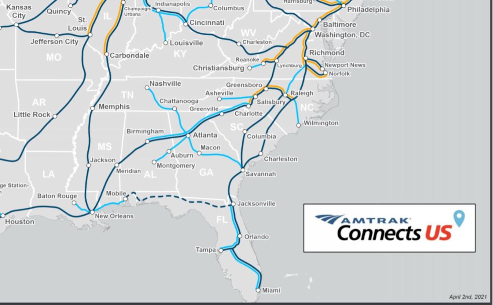 Amtrak expansion