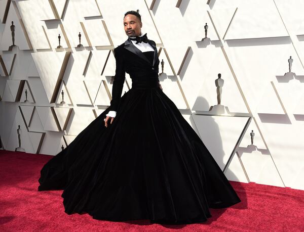 Billy Porter was able to reuse his 2019 Oscars velvet tuxedo gown for “Sesame Street.”