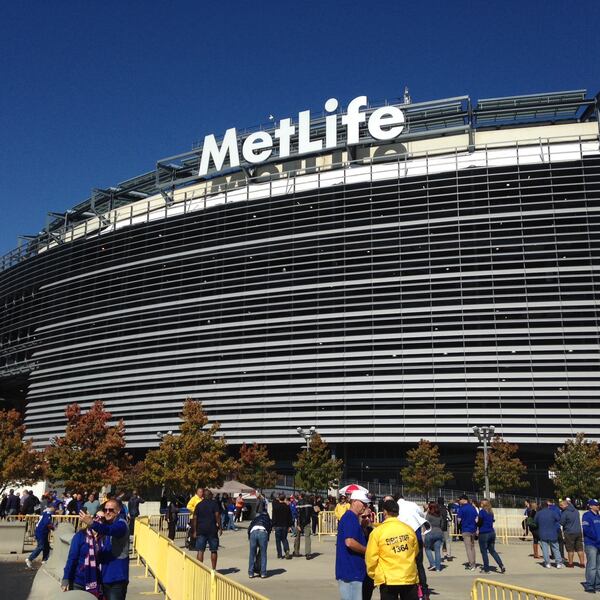 When you're walking around it carrying two bags, it does feel like a giant stadium. (M. Bradley)