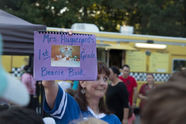 Rocky Mount Elementary School Principal Peggy Fleming recently opened a time capsule at the school from 1999. Credit: Cobb County School District