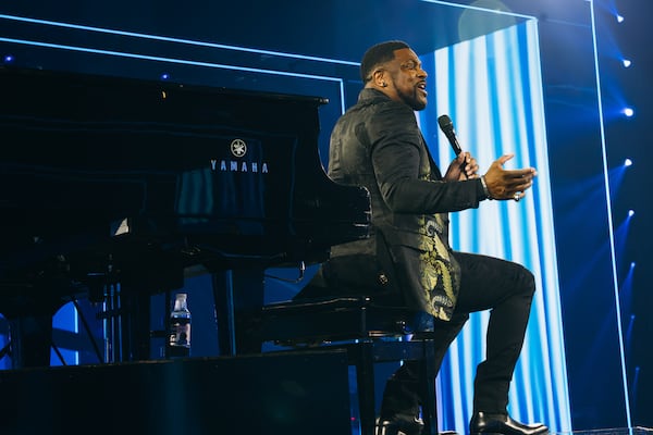 Actor and comedian Chris Tucker performs at the Beloved Benefit, which raised $8.8 million during its annual event at the Georgia World Congress Center on Thursday, Aug. 24, 2023, in Atlanta, Georgia. (Olivia Bowdoin for the AJC).