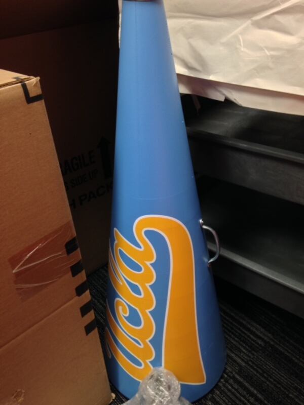 A UCLA megaphone? Why not?