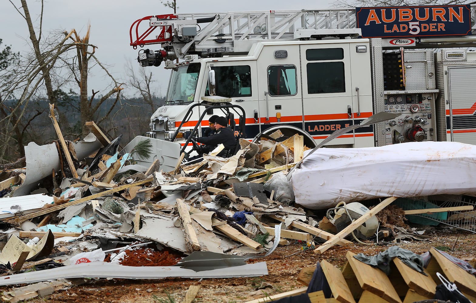 Photos: Tornado and wind damage in Georgia and Alabama