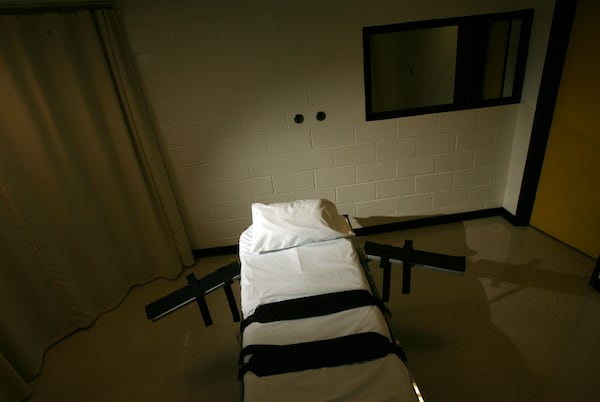 The gurney used for lethal injections, housed at the Georgia Diagnostic and Classification Prison in Jackson, is intended for the state's worst killers.