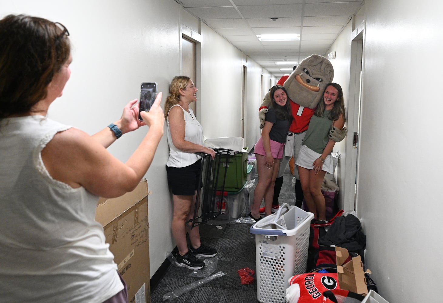 UGA move-in photo