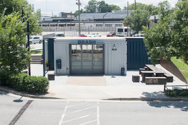 Brash Coffee is housed in a converted shipping container with plenty of large windows. CONTRIBUTED BY HENRI HOLLIS