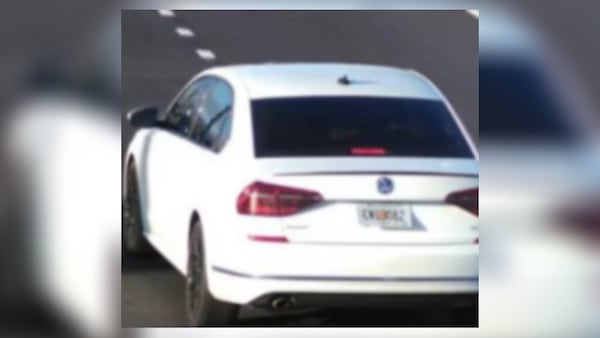 The suspect was last seen traveling in a white 2019 Volkswagen Passat with Georgia tags, deputies said.