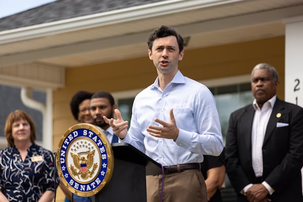 U.S. Sen. Jon Ossoff, D-Ga, has called the humanitarian crisis in Gaza a catastrophe.