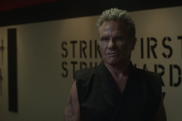 Martin Kove plays John Kreese in "Cobra Kai." NETFLIX