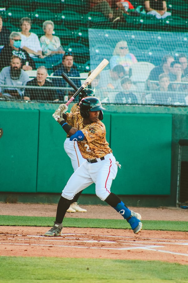 Luisangel Acuna, brother of Braves' Ronald Acuna Jr., is playing in the Texas Rangers farm system with the Down East Wood Ducks.