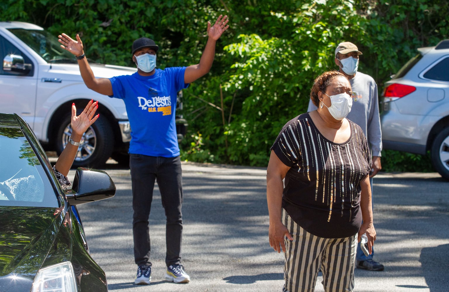 PHOTOS: Drive-thru service at New Beginning Full Gospel Baptist Church