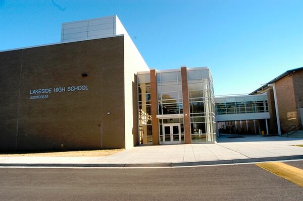 Bathroom graffiti has some parents at Lakeside High worried. (AJC Photo)