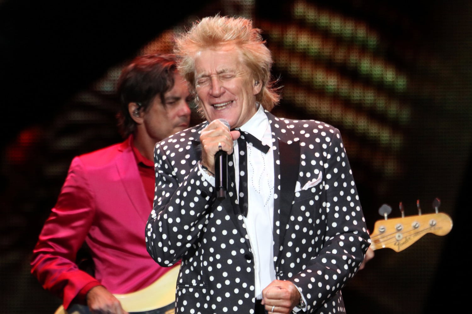 The legendary Rod Stewart energized a sold out crowd at Ameris Bank Amphitheatre on Wednesday, August 31, 2022 with Cheap Trick as the opening act.
Robb Cohen for the Atlanta Journal-Constitution