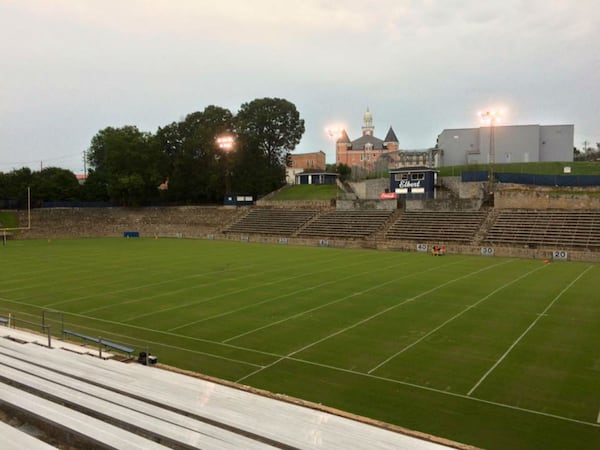 Granite Bowl in Elberton holds 15,000 fans. Built in 1962, it is home to the Elbert County Blue Devils.