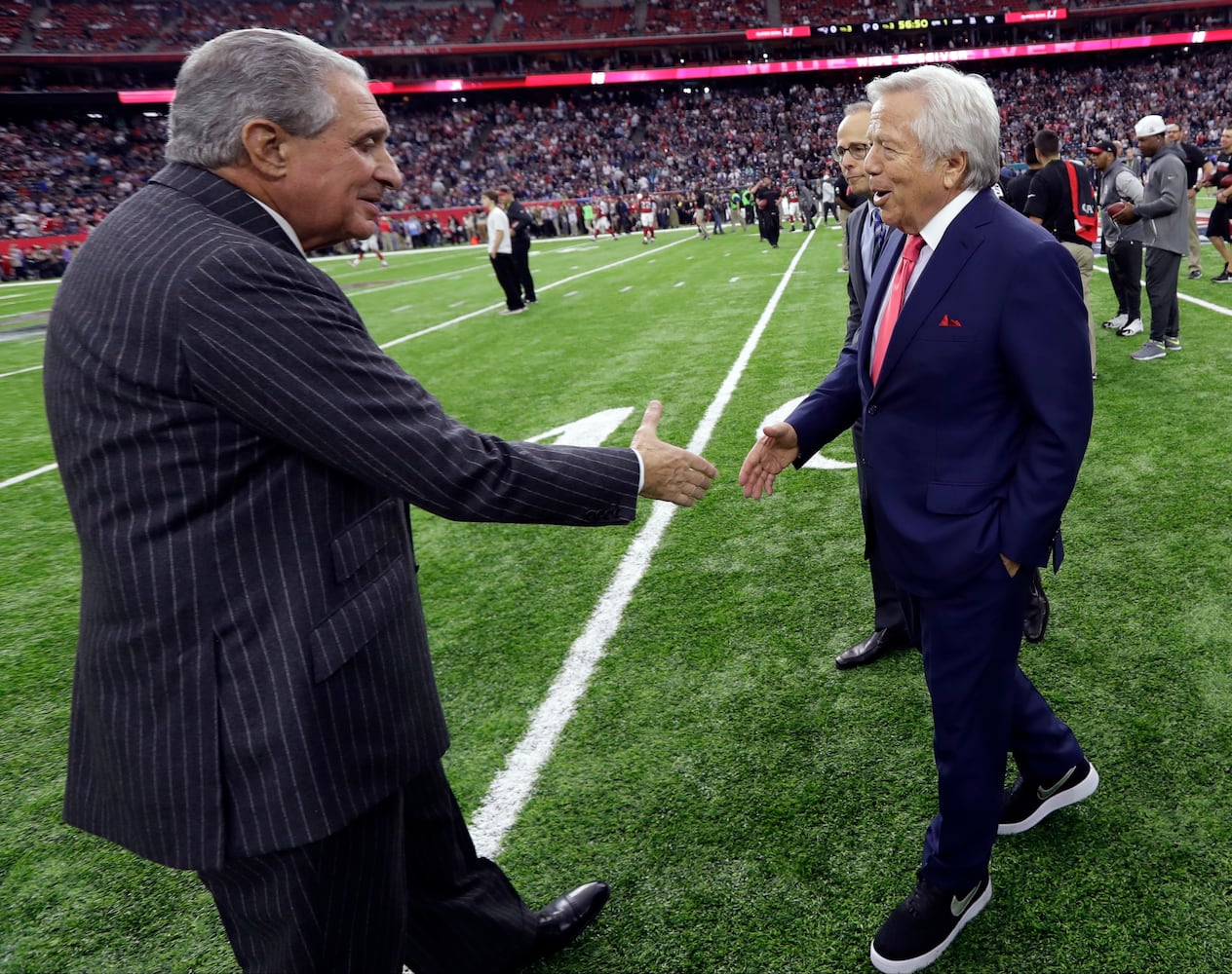 Photos: Arthur Blank and wife at Super Bowl