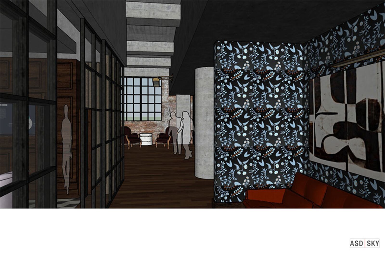  The Roebuck Room at RFD Social / Rendering courtesy of ASD | SKY