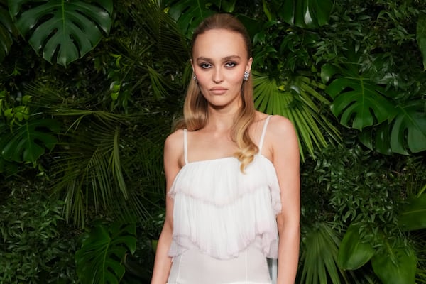 Lily-Rose Depp arrives at Chanel's 16th Annual Pre-Oscar Awards Dinner on Saturday, March 1, 2025, at The Beverly Hills Hotel in Beverly Hills, Calif. (Photo by Jordan Strauss/Invision/AP)