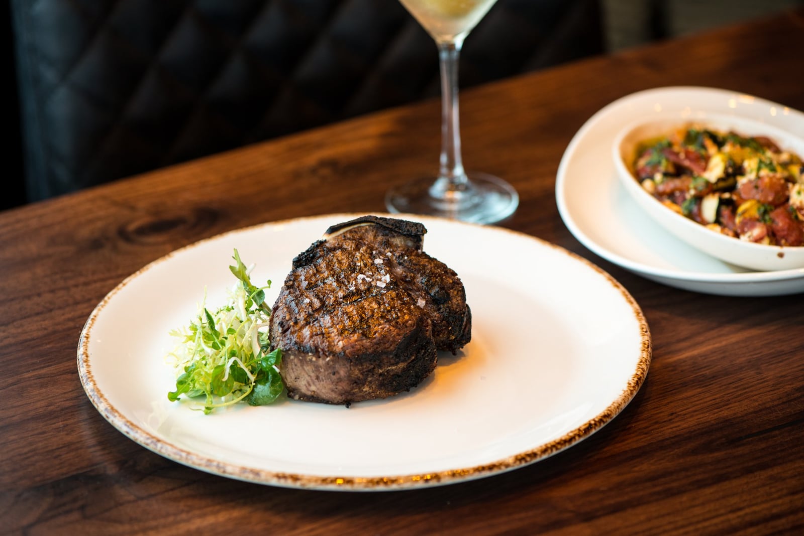 Arnette's Chop Shop 14oz Bone-in Filet. Photo credit- Mia Yakel.