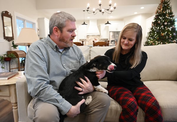 Phil and Amy got Hera, a Cardigan Welsh Corgi, after Grant died. It was the dog Grant always wanted. Hyosub Shin/AJC