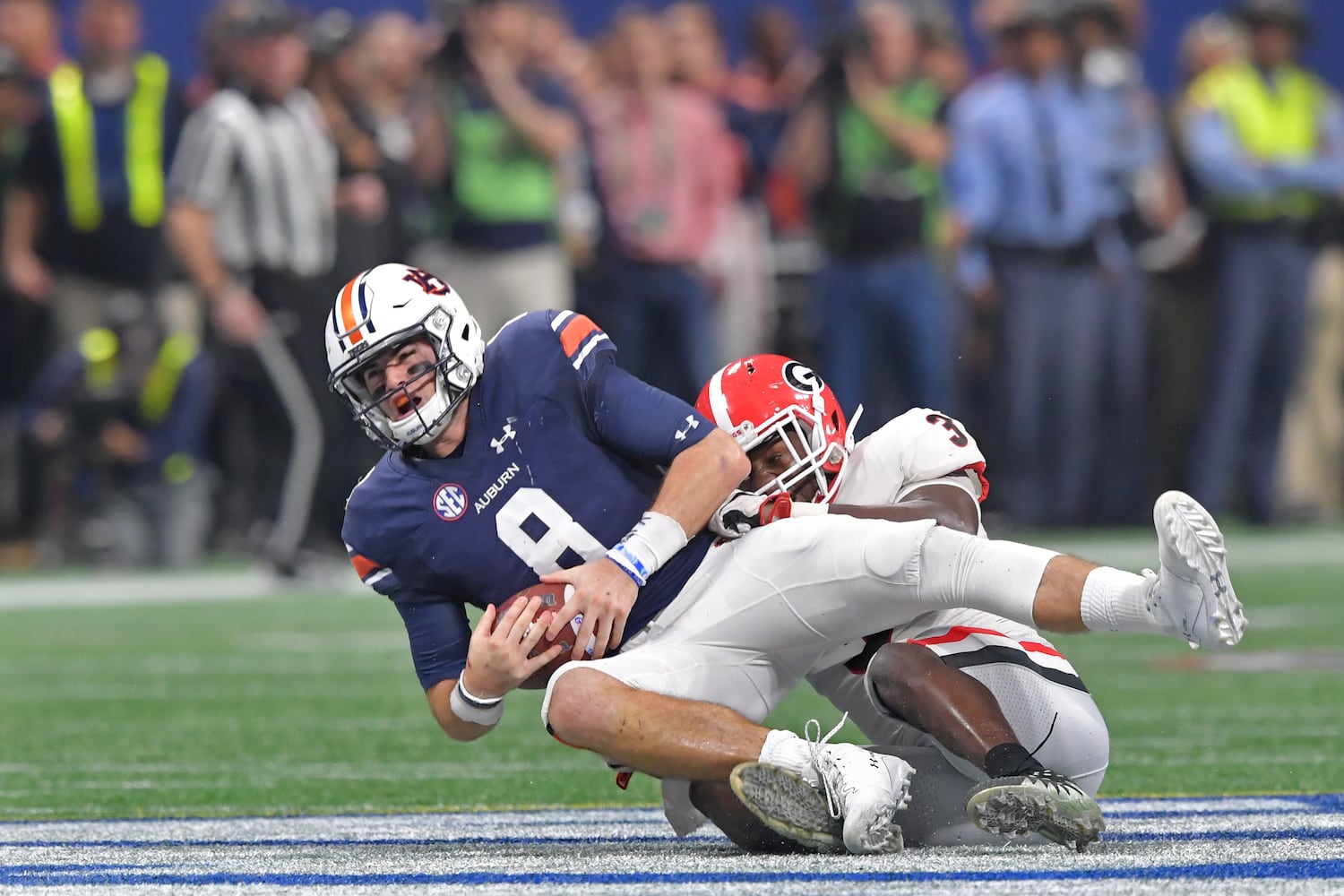 Photos: Georgia handles Auburn in rematch, wins SEC title