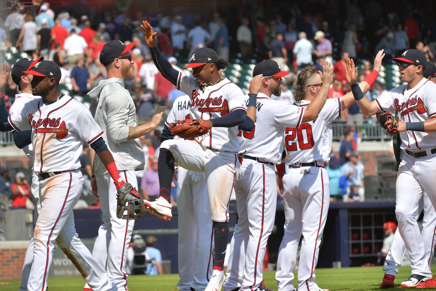 Photos: Acuna hits 40th homer as Braves edge Phillies