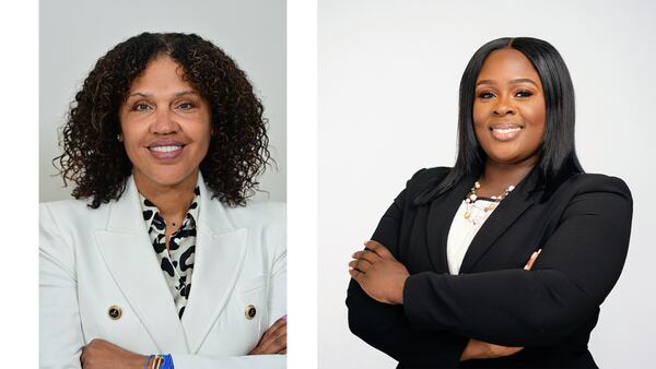 Atlanta City Council Post 3 at-large candidates Nicole Evans Jones (left) and Eshe Collins.