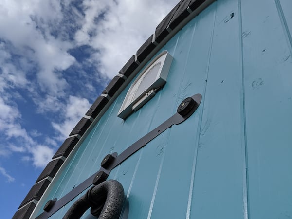 At the north side of the exhibit stands a 12-foot-tall blue door with a photo opportunity that you don’t want to miss.
“If you stand in front of it for a picture, it’s a forced perspective and makes it look like you are tiny,” Pearce said.