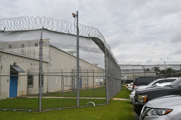 September 8, 2021 Ocilla - Exterior of Irwin County Detention Center in Ocilla on Wednesday, September 8, 2021. The Biden administration announced this year that the Irwin County Detention Center will stop holding federal immigration detainees. The move – which is set to happen by Sept. 17 -- follows an explosive whistleblower complaint alleging many female immigrant detainees who were held there received unnecessary and abusive medical care. (Hyosub Shin / Hyosub.Shin@ajc.com)