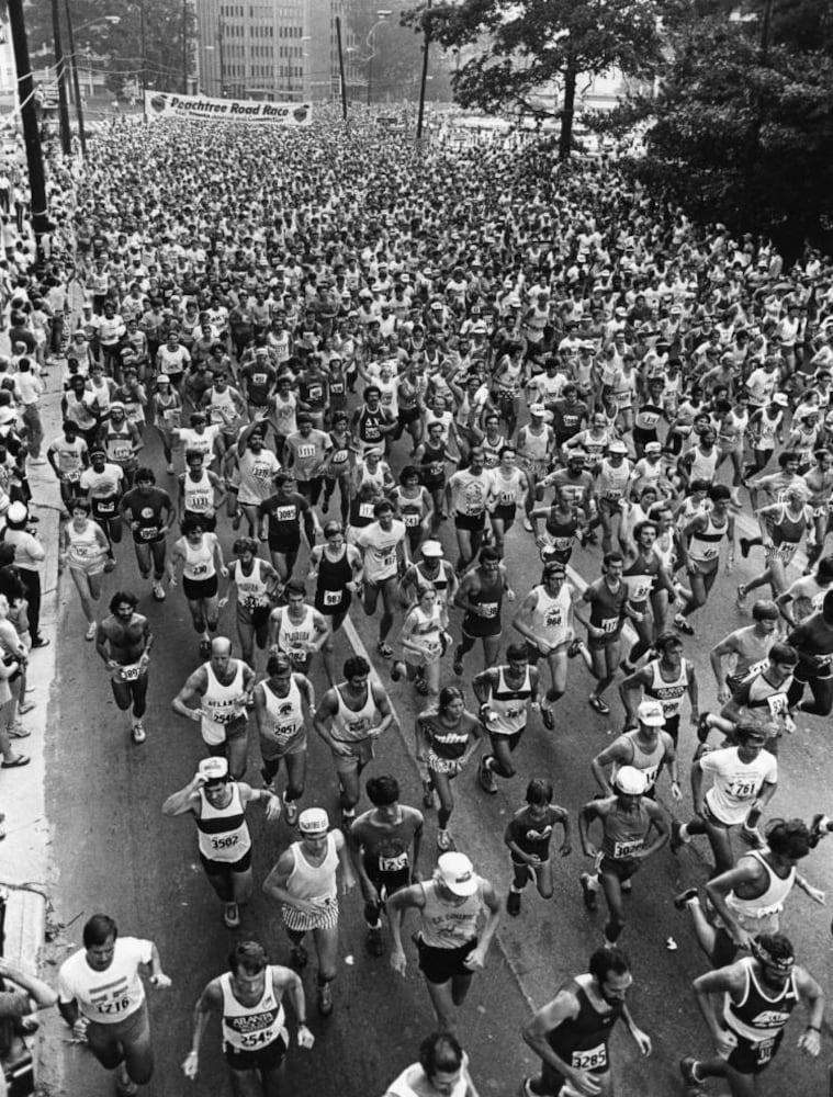 1980 -- Peachtree Road Race through the years