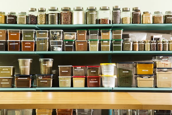 Just a portion of the spices and herbs that go into Beautiful Briny Sea's 15 different salt and sugar mixes.