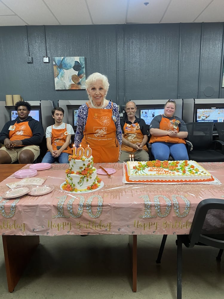 Home Depot’s oldest U.S. worker, 100, gives tips for a long life