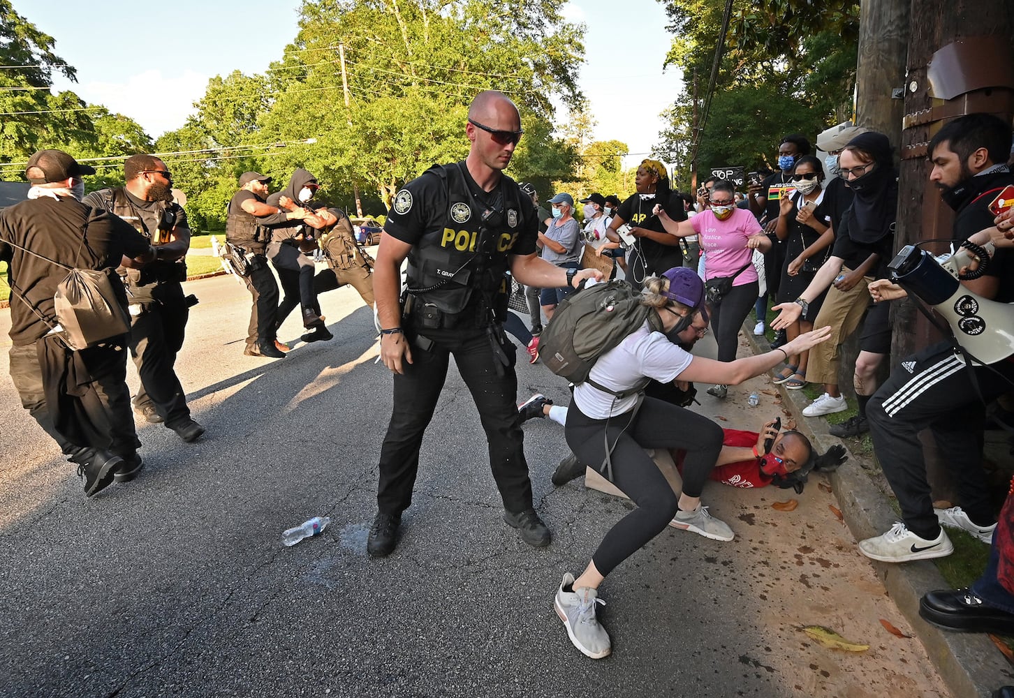 PHOTOS: Atlanta Protests -- the police