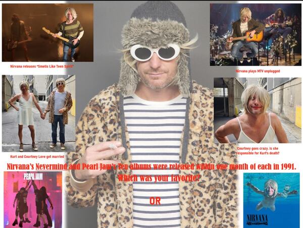 Ash Parker as Kurt Cobain
Courtesy of Ash Parker