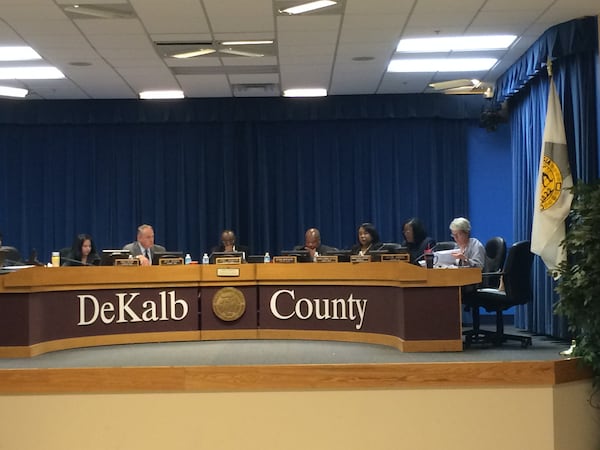 The DeKalb Commission delayed voting Tuesday on allocating funds for library, parks and transportation projects. MARK NIESSE / MARK.NIESSE@AJC.COM